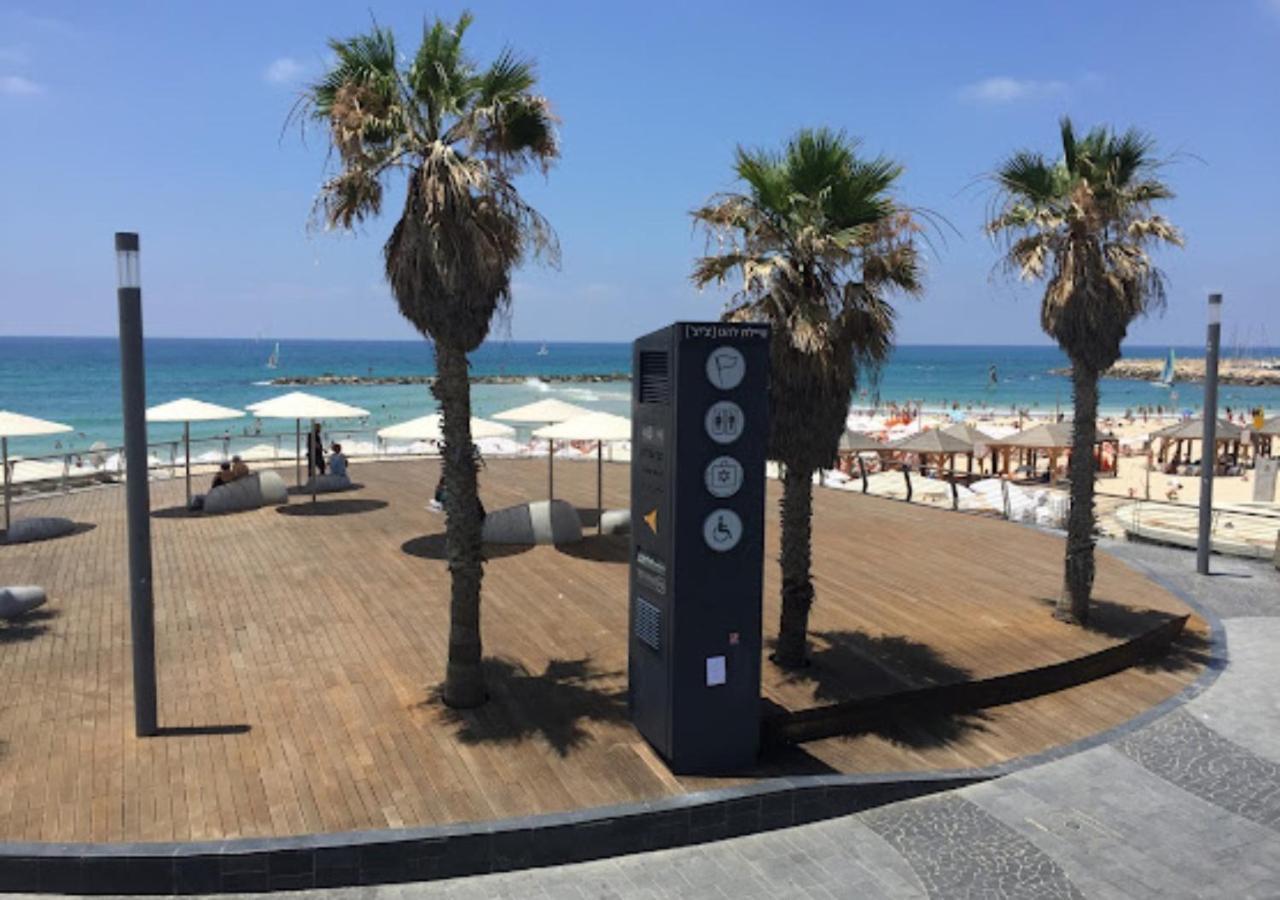 1B Patio Beach House Premium Location W/2 Balcony Tel Aviv Luaran gambar